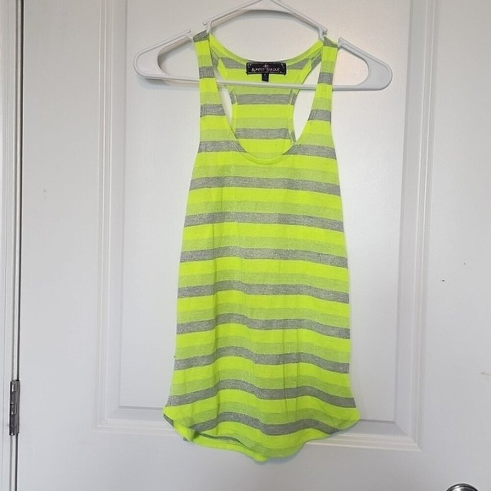 Almost Famous racerback tank top size small